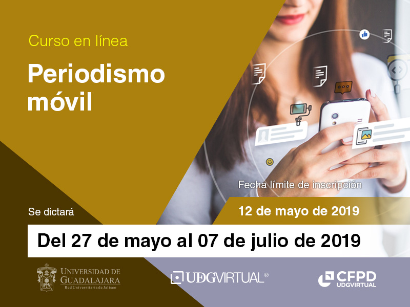 Curso en línea: Periodismo móvil - Convocatoria 2019