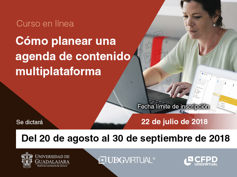 Curso en línea: Cómo planear una agenda de contenido multiplataforma
