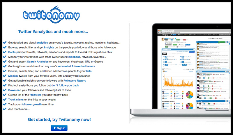 Twitonomy, herramienta para analizar cuentas y estrategias en Twitter
