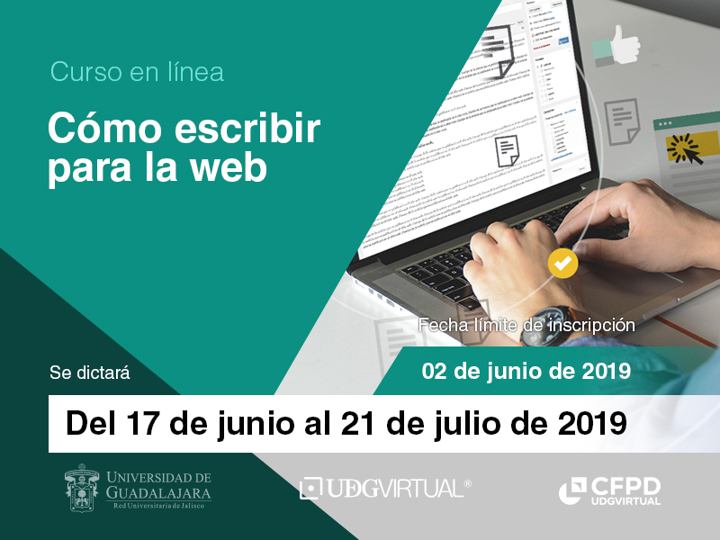 Curso en línea: Cómo escribir para la web - Convocatoria 2019