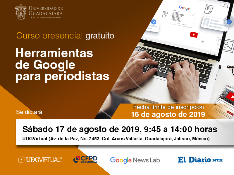 Curso presencial gratuito: Herramientas de Google para periodistas