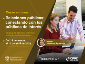 Relaciones públicas: conectando con los públicos de interés. Convocatoria 2022