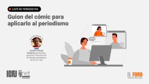 Café de periodistas - Guion del cómic para aplicarlo al periodismo