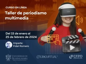Abierta la convocatoria al curso en línea "Taller de periodismo multimedia"