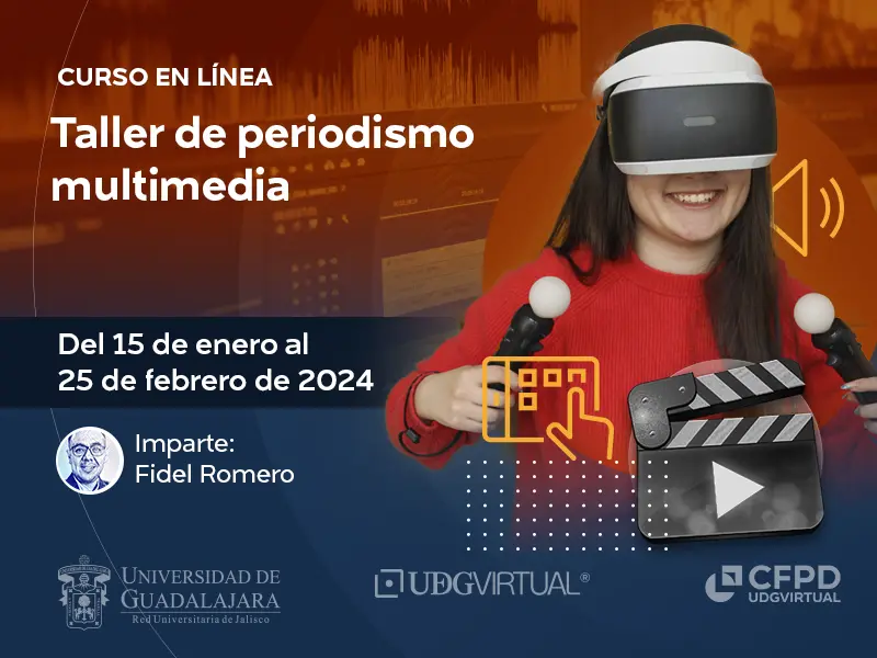Abierta la convocatoria al curso en línea "Taller de periodismo multimedia"