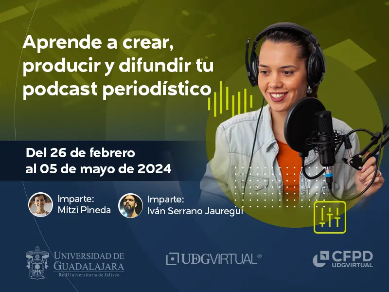 Curso en línea - Taller de creación de podcast periodístico