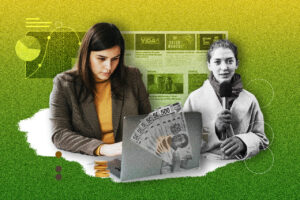Claves para contar historias con factor humano en el periodismo económico. Collage: Fidel Romero