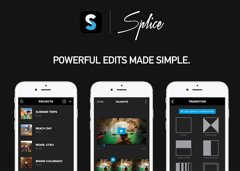 Splice, aplicación para editar video entrevistas desde el móvil