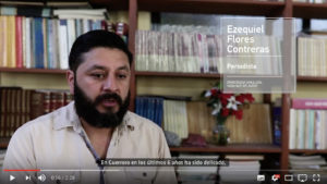 "Hay zonas donde definitivamente los periodistas hemos sido silenciados": Ezequiel Flores