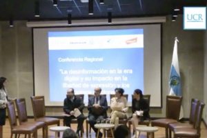 Conferencia sobre la desinformación y su impacto en la libertad de expresión #Honduras
