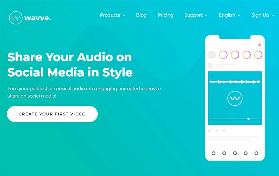 Wavve, una herramienta que conjunta audio y video de forma personalizada y sencilla para que, en minutos, se pueda difundir a través de redes sociales, páginas web, o enlaces directos