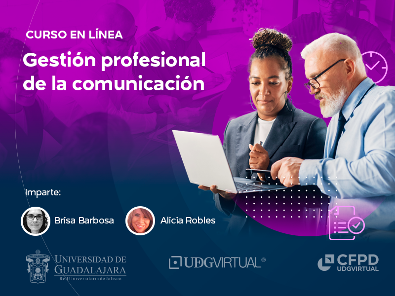 Portada del curso en línea: Gestión profesional de la comunicación